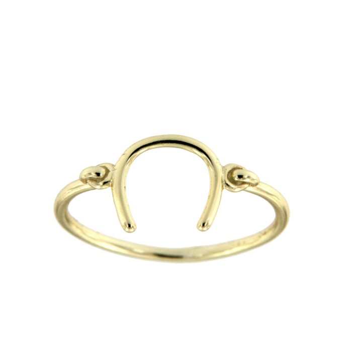 AQUILA, anillo en plata de ley dorado - Roman Joyero