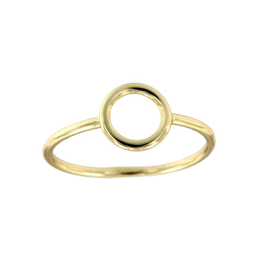 ARTEMIDA, anillo en plata de ley dorado - Roman Joyero