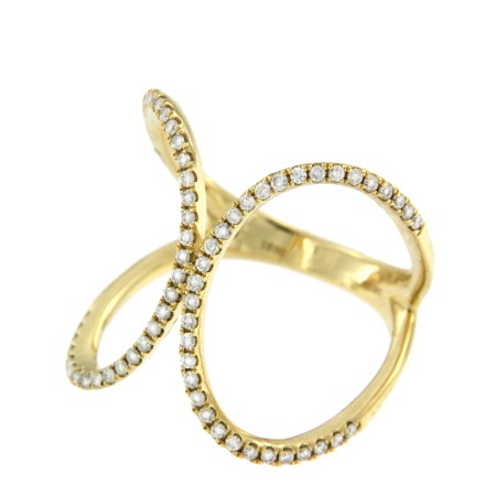 AQUARIUM, anillo de oro amarillo y diamantes - Roman Joyero