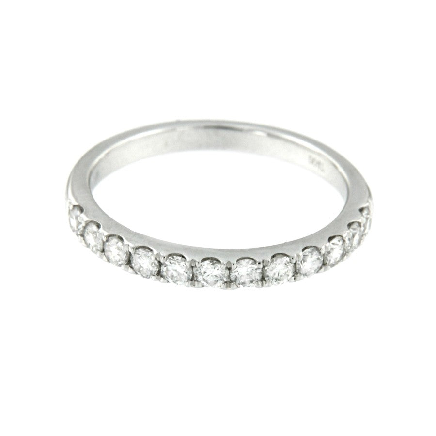 BRAMANTE, anillo de oro blanco con diamantes - Roman Joyero