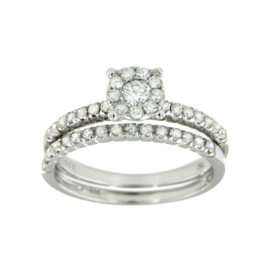 ARCLEA,  anillo de compromiso y alianza de oro y diamantes. - Roman Joyero