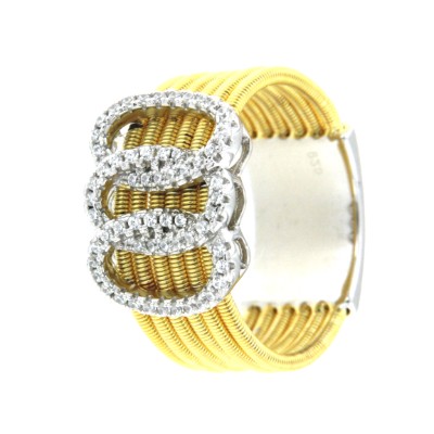 IRINA, anillo de plata con circonitas - Roman Joyero