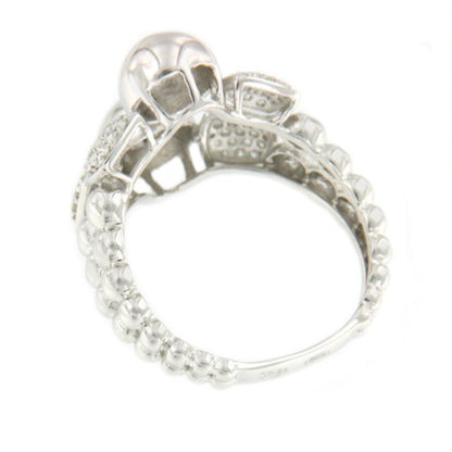 WHITE 76 anillo bolas en oro con brillantes - Roman Joyero