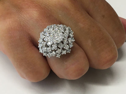 VESUBIO, anillo de oro con diamantes - Roman Joyero