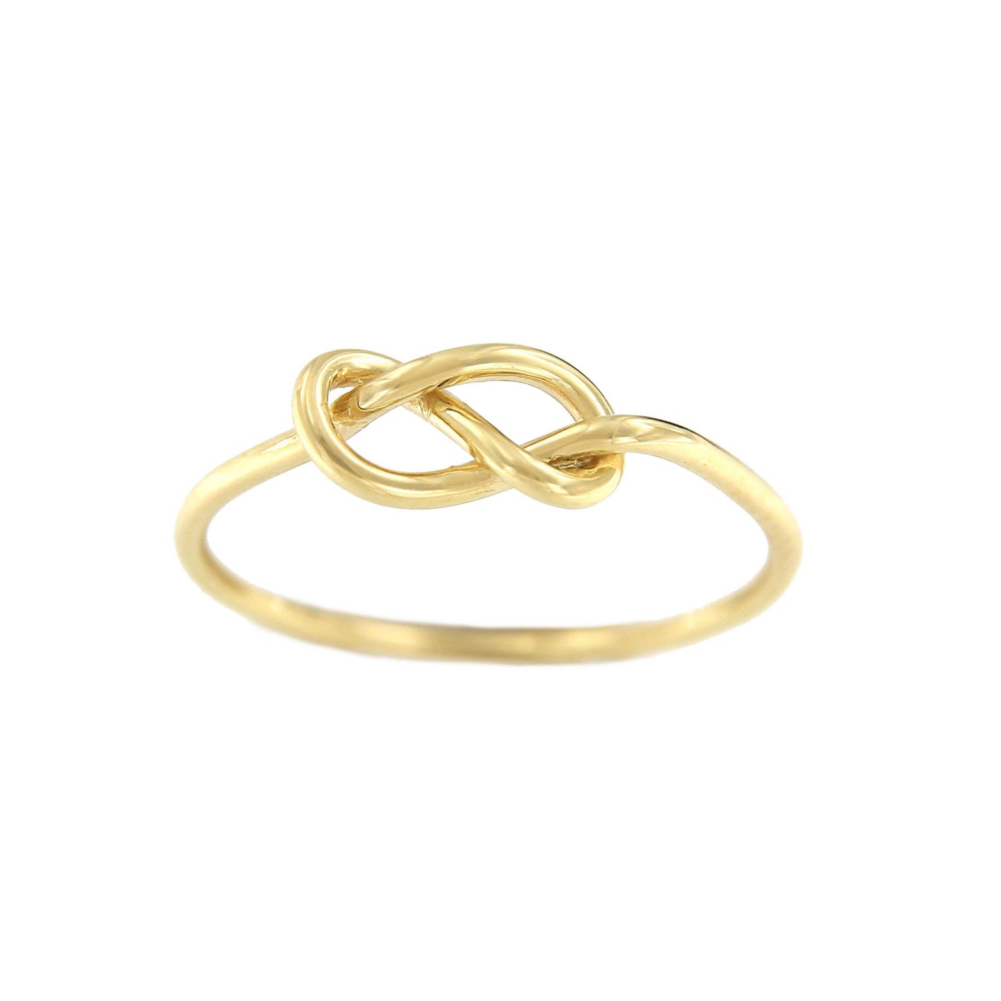 Anillo EMEL en oro amarillo de 18 kilates con nudo marinero - Roman Joyero